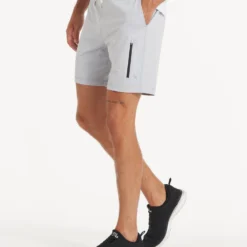 Sunday Performance Short | Platinum Heather -Deals Haute Drape Store V381HPT 1402