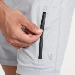 Sunday Performance Short | Platinum Heather -Deals Haute Drape Store V381HPT 1420