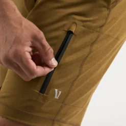 Sunday Performance Short | Tobacco Heather -Deals Haute Drape Store V381TOH 2