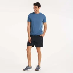 Current Tech Tee | Pool Blue -Deals Haute Drape Store V382BLK 2175