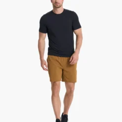 Elevate Kore Short | Caramel -Deals Haute Drape Store V382CAR FA22 M ECOMM 01998