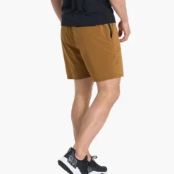 Elevate Kore Short | Caramel -Deals Haute Drape Store V382CAR FA22 M ECOMM 02060