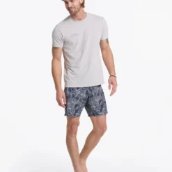 Infinity Boardshort | Charcoal Hydrangea -Deals Haute Drape Store V383CCH 1044