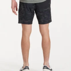 Kore Unlined Short | Black Watercolor Camo -Deals Haute Drape Store V388BWC 1611