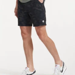 Kore Unlined Short | Black Watercolor Camo -Deals Haute Drape Store V388BWC 1679