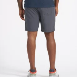 Kore Unlined Short | Charcoal -Deals Haute Drape Store V388CCL 3 BOTTOM