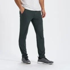 Ponto Performance Pant | Blackened Green Heather -Deals Haute Drape Store V418HBG 2