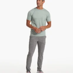 Ponto Performance Pant | Heather Grey -Deals Haute Drape Store V418HTG SP19 M ECOMM BOTTOM 3006