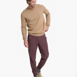 Meta Jogger | Chestnut -Deals Haute Drape Store V436CHN 3118