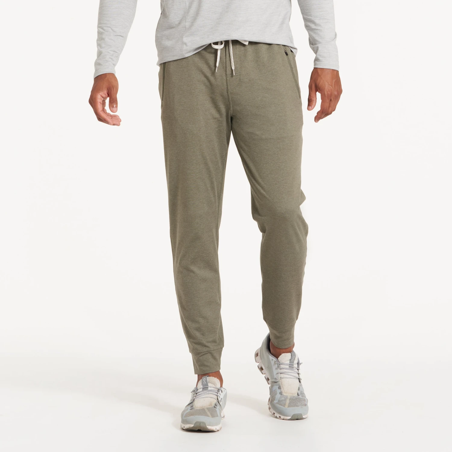 Ponto Performance Jogger | Light Oregano Heather 2 Ponto Performance Jogger | Light Oregano Heather - Image 2