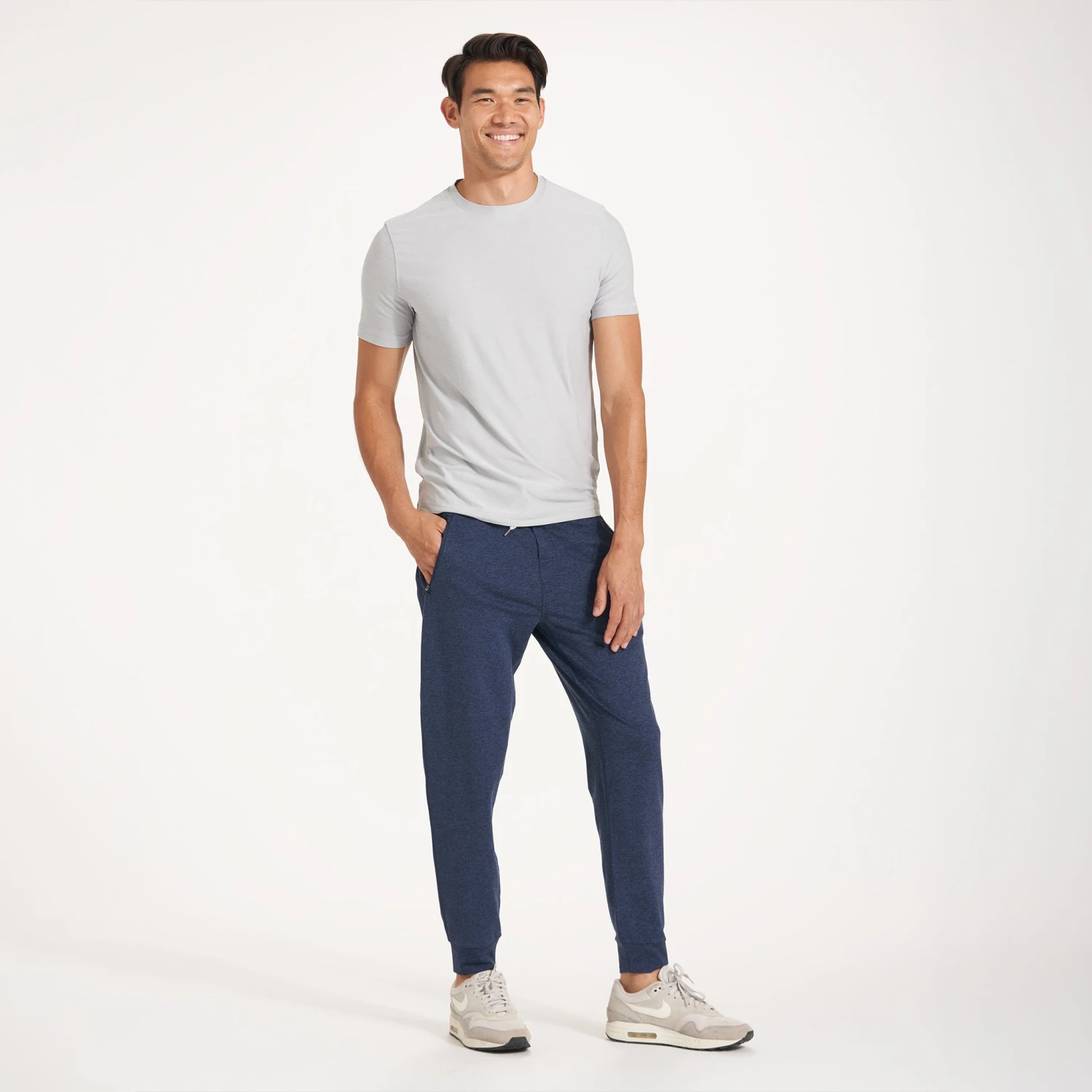 Ponto Performance Jogger | Navy Heather 4 Ponto Performance Jogger | Navy Heather - Image 4