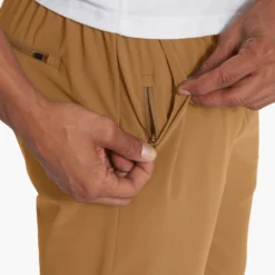 Fleet Jogger | Caramel -Deals Haute Drape Store V444CAR SP23 M ECOMM PANTS DETAIL 2883 1 DETAIL