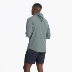 Outdoor Trainer Shell | Dusty Pine Linen Texture -Deals Haute Drape Store V512DPL 01967