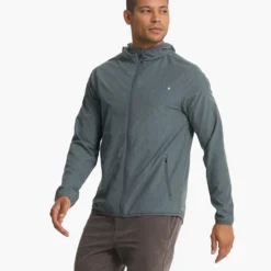 Outdoor Trainer Shell | Smoked Beryl Linen Texture -Deals Haute Drape Store V512SBX SP23 M ECOMM JACKETS FULL 2513 1X1 45626f09 6841 420d 848c 54fa786594e2