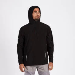 Fields Packable Pullover | Black -Deals Haute Drape Store V516BLK 2 b641e022 4ebe 4321 943b 1f56ffe7546f