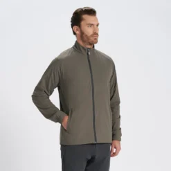 Soco Zip Up | Oregano -Deals Haute Drape Store V518ORE 2