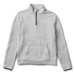 Durango Half Zip | Heather Grey
