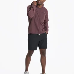 Daybreak Windbreaker | Chestnut -Deals Haute Drape Store V523CHN 04443