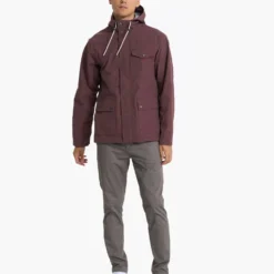 Palisades Rain Jacket | Chestnut -Deals Haute Drape Store V525CHN 04303