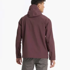 Palisades Rain Jacket | Chestnut -Deals Haute Drape Store V525CHN 04362