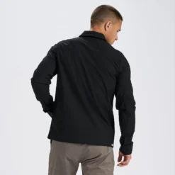 Ripstop Jacket | Black -Deals Haute Drape Store V527BLK 3 scaled
