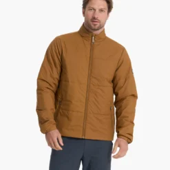 Echo Insulated Jacket | Caramel -Deals Haute Drape Store V535CAM 03449