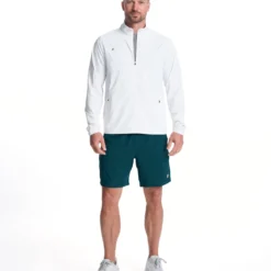 Venture Track Jacket | White -Deals Haute Drape Store V536WHT FA23 M ECOMM jackets FULL 14