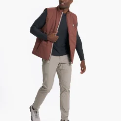 Echo Insulated Vest | Cedar -Deals Haute Drape Store V538CED 01304