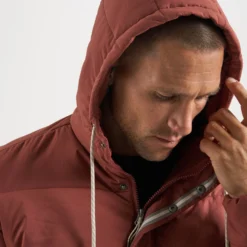 Langley Insulated Jacket | Red Clay -Deals Haute Drape Store V541RCL 5 8dc84568 997c 4833 af83 7522ed19cb5b