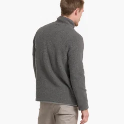 Idyllwild Sherpa Jacket | Charcoal -Deals Haute Drape Store V543CCL 22FA M ECOMM JACKETS VESTS BACK TOPS 5 v2