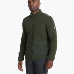 Idyllwild Sherpa Jacket | Forest 8 Idyllwild Sherpa Jacket | Forest -Deals Haute Drape Store V543FOR 03271