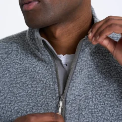 Idyllwild Sherpa Jacket | Heather Grey -Deals Haute Drape Store V543HTG 01909