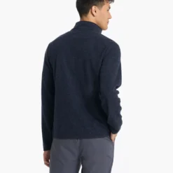 Venice Wool Pullover | Ink Heather -Deals Haute Drape Store V544HIN 00288