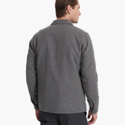 Ridgeline Wool Jacket | Charcoal Heather -Deals Haute Drape Store V545HCC FA22 M ECOMM 0106