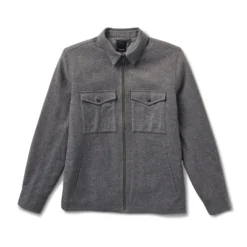 Ridgeline Wool Jacket | Charcoal Heather
