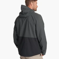 Oahu Rain Jacket | Shale -Deals Haute Drape Store V553SHA FA23 M ECOMM jackets BACK TOPS 14