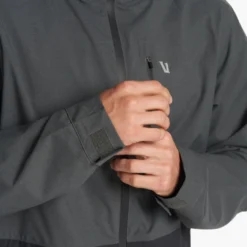 Oahu Rain Jacket | Shale -Deals Haute Drape Store V553SHA FA23 M ECOMM jackets DETAIL 17