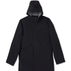 Palisades Long Rain Jacket | Black