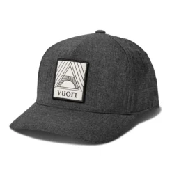 Geometric Hat | Black Heather