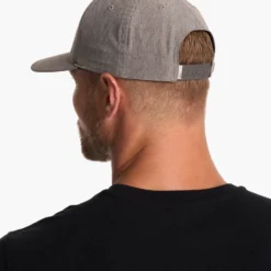 Magnitude Hat | Heather Grey -Deals Haute Drape Store V831HTG FA23 UNISEX ECOMM headwear BACK 3