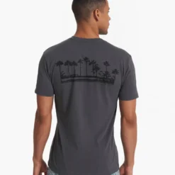 Vintage Coast Tee | Charcoal -Deals Haute Drape Store V9000CCL SP23 M ECOMM PRINTABLES 0701 TOP