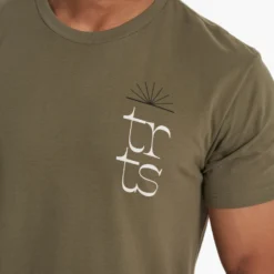 TRTS Melange Tee | Oregano -Deals Haute Drape Store V9003ORE SP23 M ECOMM PRINTABLES 1239 DETAIL 1x1 8a8cd9c9 b6b9 43ac 9db3 e1ed442533a8