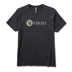 V1 Vuori Wordmark Logo Tee | Charcoal Heather