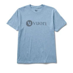 V1 Vuori Wordmark Logo Tee | Light Cloud