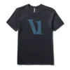 V1 Logo Tee | Black/Charcoal