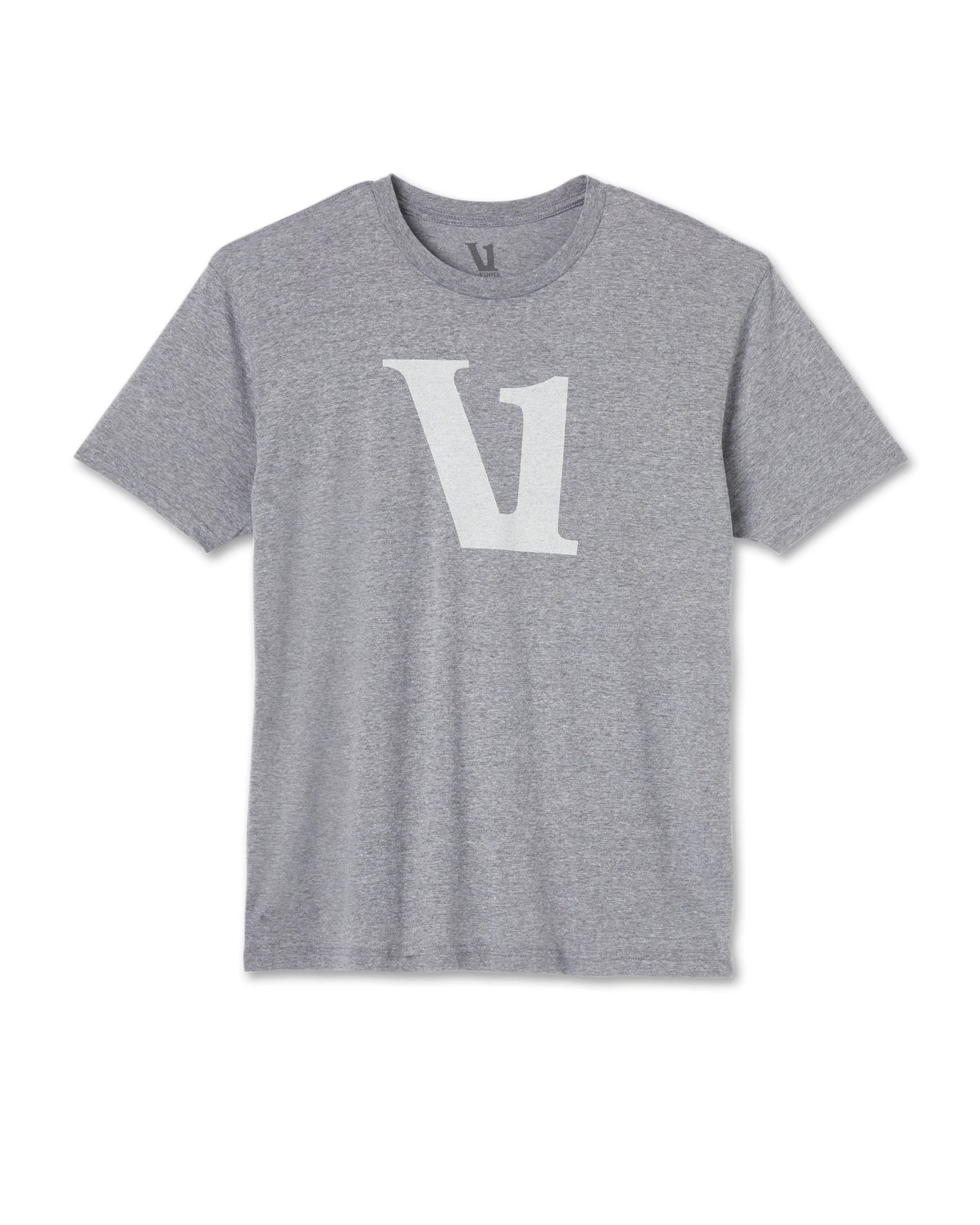 V1 Logo Tee | Heather Grey/White 1 V1 Logo Tee | Heather Grey/White
