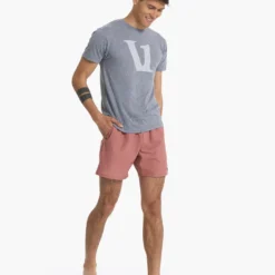 V1 Logo Tee | Heather Grey / Salt -Deals Haute Drape Store V925HSL 00658