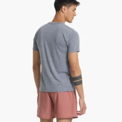 V1 Logo Tee | Heather Grey / Salt -Deals Haute Drape Store V925HSL 00690