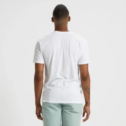 V1 Logo Tee | White -Deals Haute Drape Store V925WHT 2