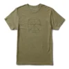 Geo Tee | Army Heather